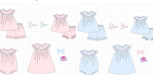 Embroidered Rose Collection