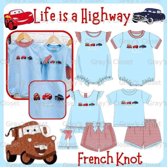 Life is a Highway - French Knot