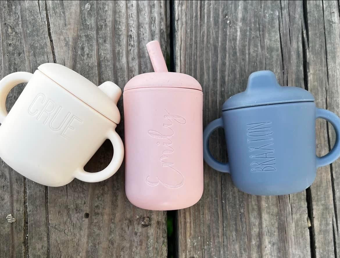 Silicone sippy cup