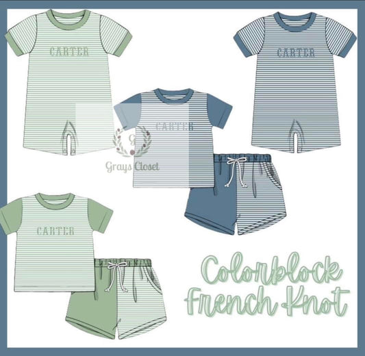 SS Colorblock French Knot
