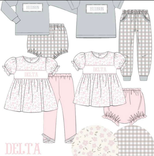 Floral Name Smock
