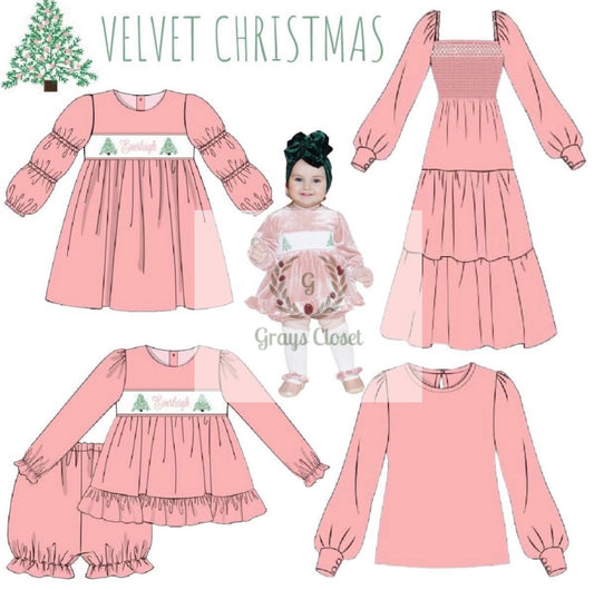 Pink velvet Christmas