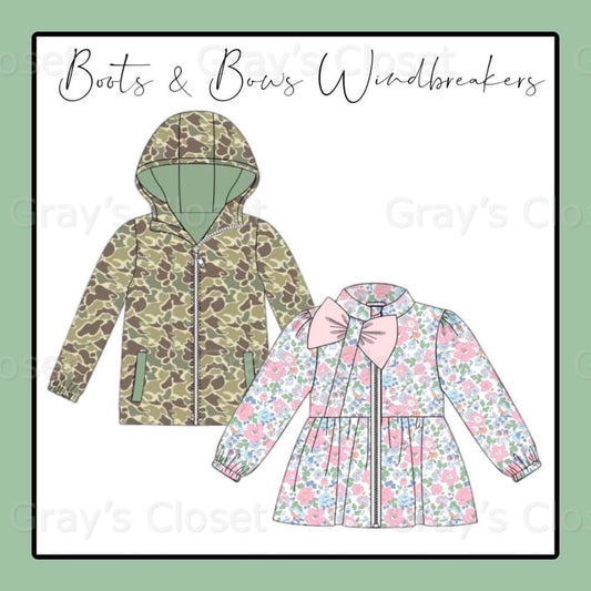 Boots and Bows Windbreaker