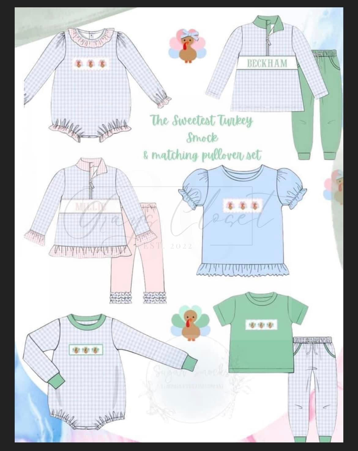 Sweetest Turkey Smock