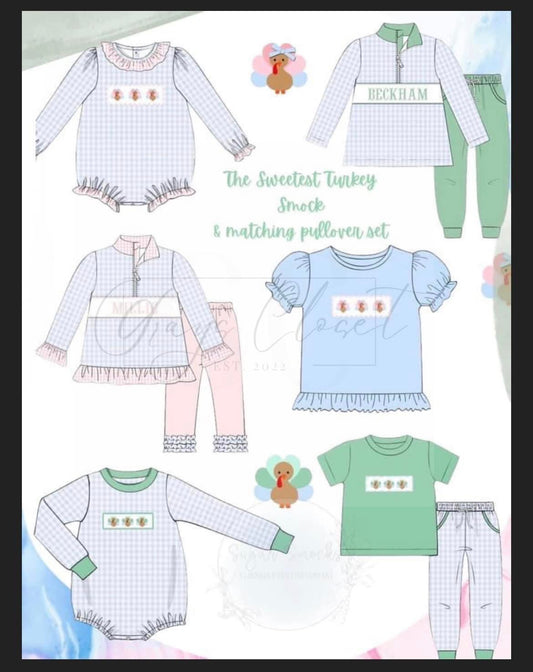 Sweetest Turkey Smock