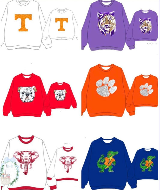 Mommy & Me Sequin Pullovers