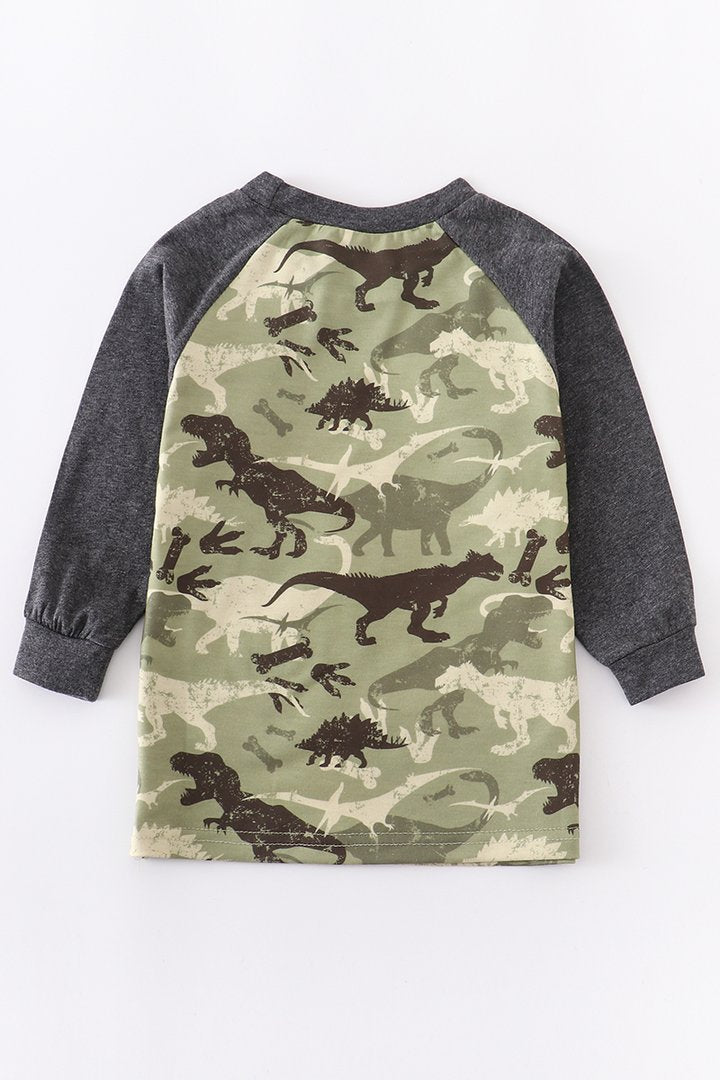 Camo Dino Long Sleeve