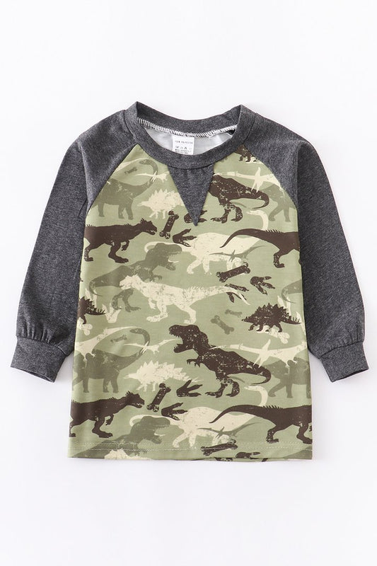 Camo Dino Long Sleeve