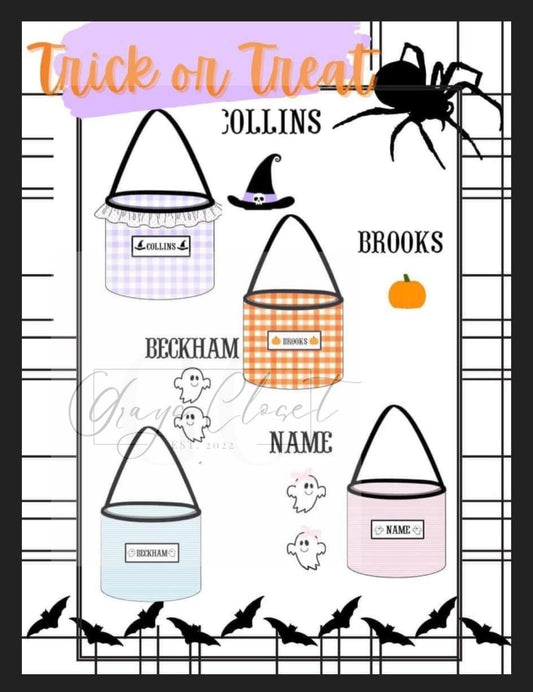 Trick or Treat basket
