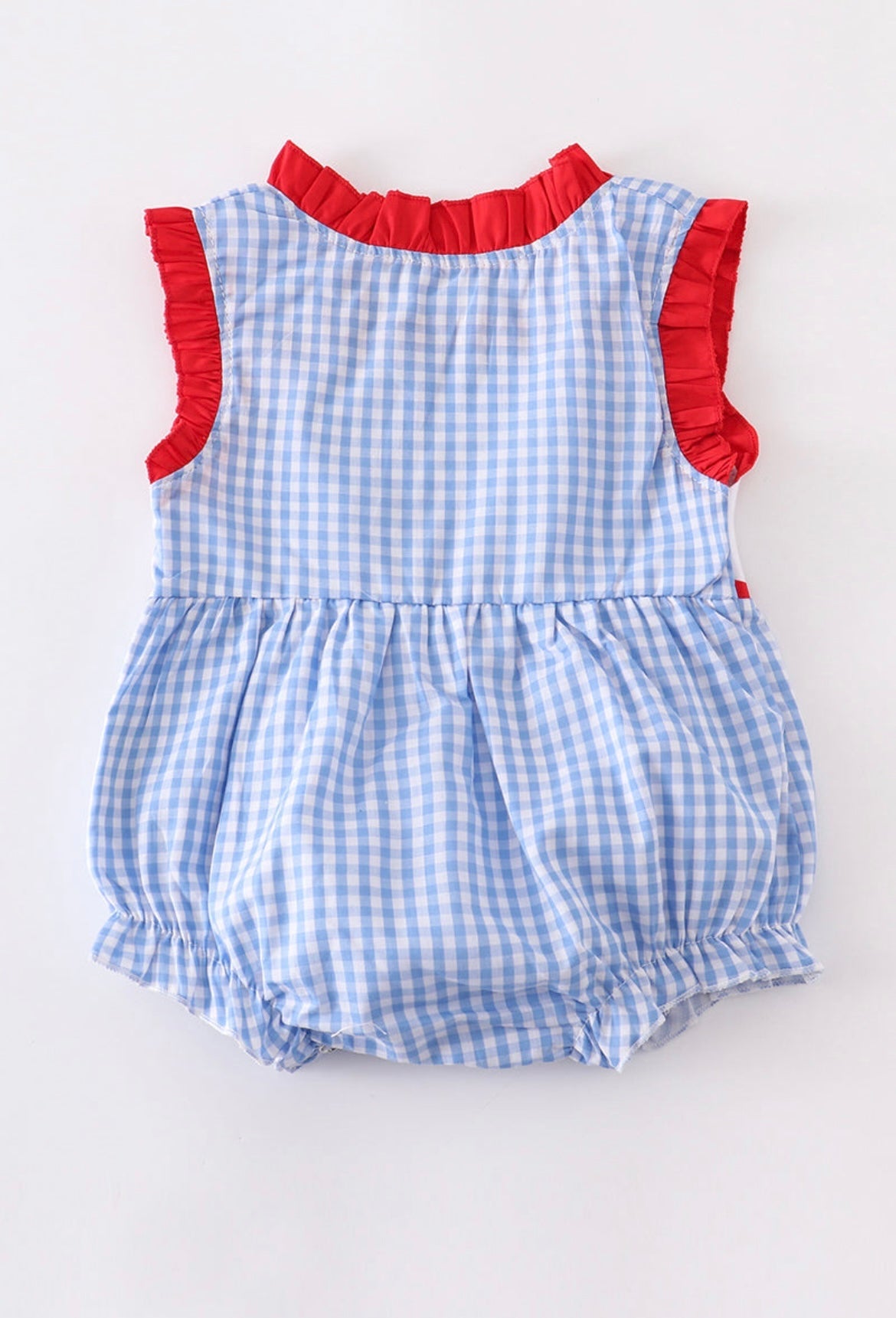 Baseball Ruffle Romper