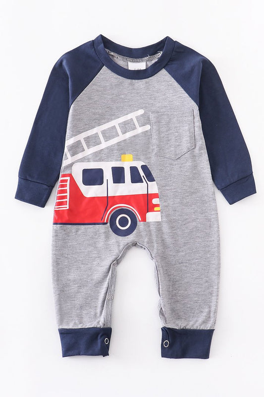 Fire Truck Romper